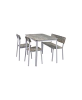Modern 4 piece dining table set