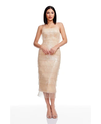 Dress the Population Women's Viviana Strapless Bodycon