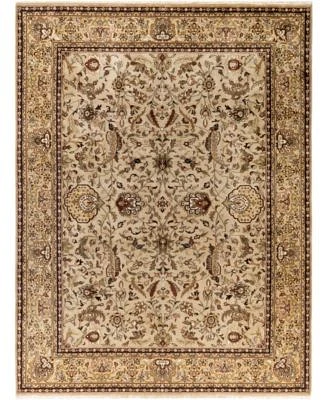 Adorn Hand Woven Rugs Indo Kashan M6092 Rug Collection