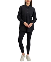 Reebok Women's Studio Style Collar Button-Down Shirt
