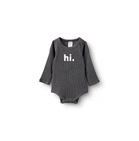 Cotton On Baby Boys Pointelle Long Sleeve Bubbysuit