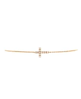 Pre-Owned Cartier Symbols Cross Bracelet 18K Rose Gold with Diamonds