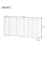 Linear Accent Sideboard