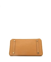 Pre-Owned Hermes Birkin 35 Handbag Brown Ardennes with Gold Hardware