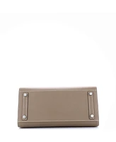 Pre-Owned Hermes Birkin 30 Handbag Grey Epsom with Palladium Hardware
