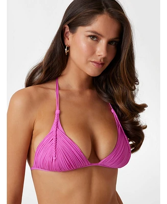 Guess Women's Braided Triangle Bikini Top