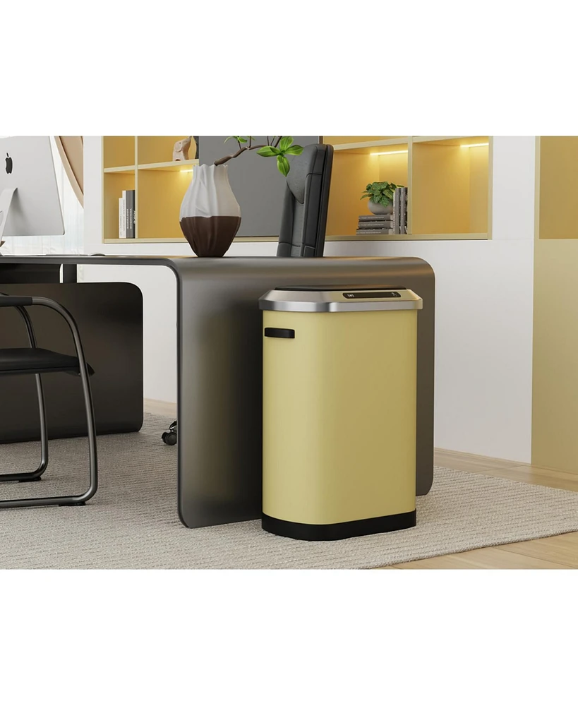 50L Smart automatic Trash Cans - Full Intelligent Sensor -yellow