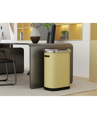 50L Smart automatic Trash Cans - Full Intelligent Sensor -yellow