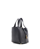 Pre-Owned HERMES Pm Picotin Lock Bag Clemence