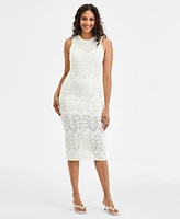 Bar Iii Women's Sleeveless Knit Midi Dress, Exclusively at Macy's