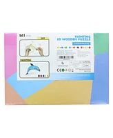 3D Wooden Painting Puzzle | Dolphin