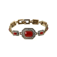Sohi Gold-Plated Stone Bracelet
