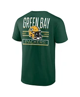 Fanatics Men's Green Green Bay Packers Fundamentals T-Shirt