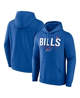 Fanatics Men's Royal Buffalo Bills Pylon Outline Pullover Hoodie