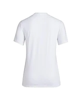 Adidas Women's White Nebraska Huskers 2024 Breast Cancer Awareness Pregame T-Shirt