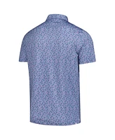 Puma Men's Blue Arnold Palmer Invitational Tea Time Mattr Polo Shirt