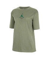 Jordan Women's Green Boston Celtics Courtside Statement Edition Boyfriend T-Shirt