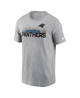 Nike Men's Heather Gray Carolina Panthers Local Essential T-Shirt