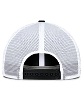 Fanatics Men's Black/White Nashville Predators Averie Trucker Adjustable Hat