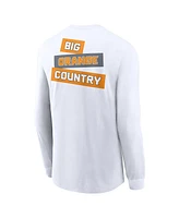 Nike Men's White Tennessee Volunteers Two-Hit Classic Location Long Sleeve T-Shirt