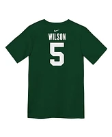 Nike Little Boys and Girls Garrett Wilson Green New York Jets Player Name Number T-Shirt