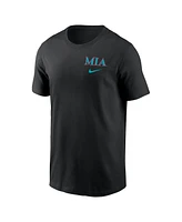 Nike Men's Black Miami Marlins 2025 City Connect T-Shirt