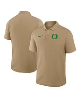 Nike Men's Tan Oregon Ducks Primetime Victory Primary Logo Performance Polo Shirt