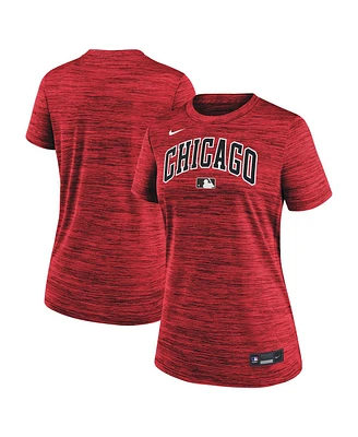 Nike Women's Red Chicago White Sox 2025 City Connect Authentic Collection Velocity Performance T-Shirt