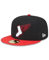 New Era Men's Black/Red Chicago White Sox 2025 City Connect Alternate 59FIFTY Fitted Hat