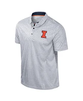 Colosseum Men's Navy Illinois Fighting Illini Big Tall Marty Rival Polo Shirt