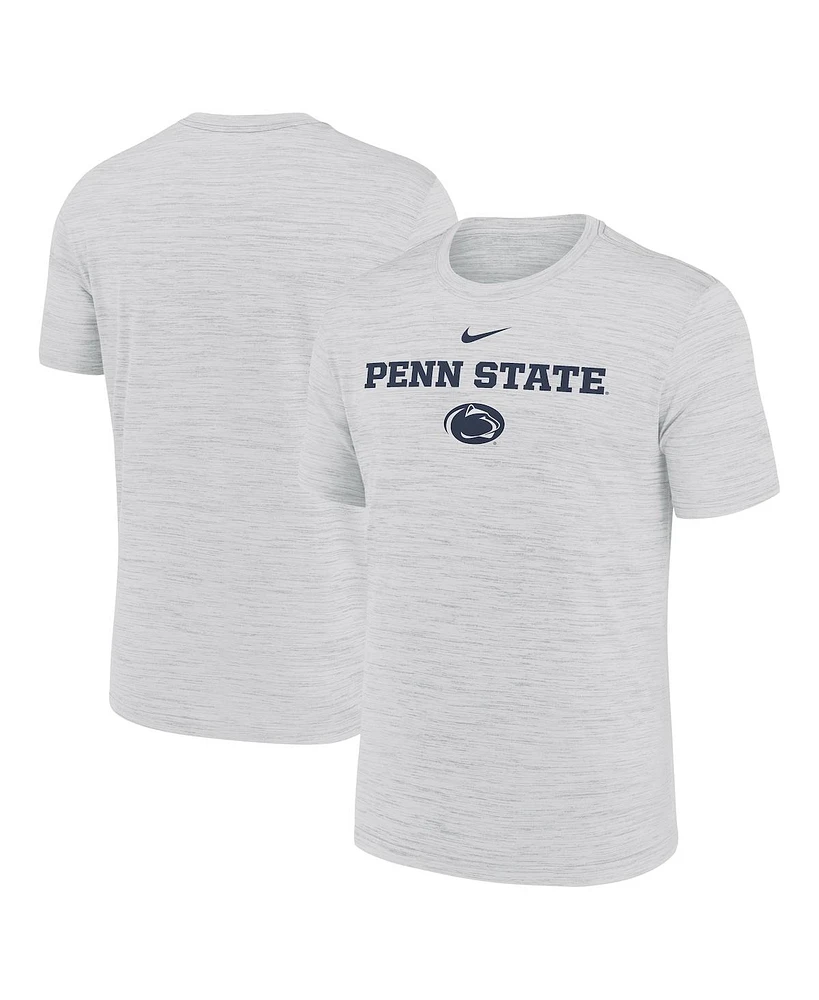 Nike Men's Ash Penn State Nittany Lions 2025 Sideline Velocity Performance T-Shirt