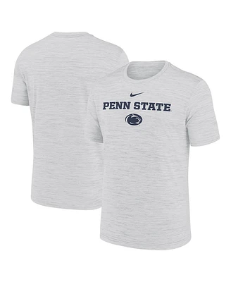 Nike Men's Ash Penn State Nittany Lions 2025 Sideline Velocity Performance T-Shirt