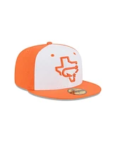 New Era Men's White Corpus Christi Hooks Theme Nights 59FIFTY Fitted Hat