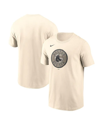 Nike Men's Cream Boston Red Sox Camo Logo T-Shirt