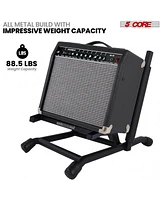 5 Core Amp Stand Heavy Duty Metal Build Adjustable Guitar amplifier Low Profile Folding Collapsible