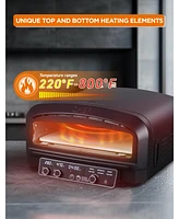 Commercial Chef Indoor Electric Pizza Oven, Includes Pizza Stone & Shovel