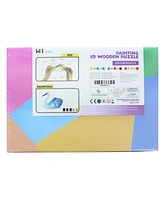 3D Wooden Painting Puzzle | Swan