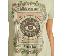 Lucky Brand Women's Follow Your Heart Classic Crewneck T-Shirt