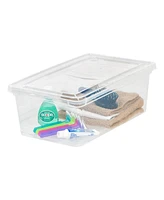 Iris 6 Quart Clear Storage Box, 1 Pack, Clear