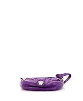 Pre-Owned Versace Small Repeat Hobo Leather