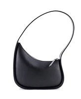 Pre-Owned The Row Half Moon Shoulder Bag Leather