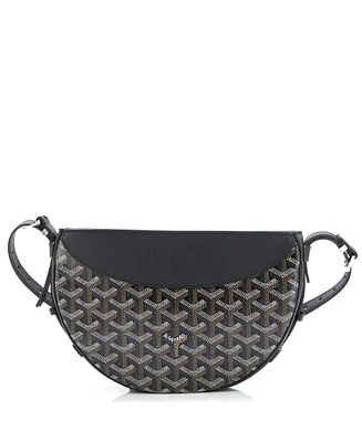 Pre-Owned Goyard Hirondelle Shoulder Bag Coated Canvas and Leather