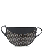 Pre-Owned Goyard Hirondelle Shoulder Bag Coated Canvas and Leather