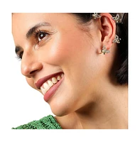 Sohi Gold-Plated Butterfly Cuff Earrings