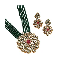 Sohi Stone-Block Jewellery Set