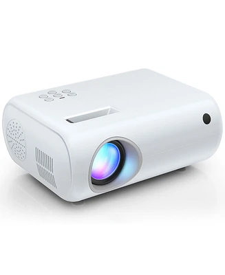 Artsea Mini Projector, Portable Projector Portable Outdoor Projection for iOS/Android/PS5 White