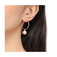 Sohi Snowball Drop Earrings