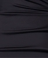 Betsy & Adam Women's V-Neck 3/4-Sleeve Sheath Dress