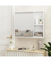 Bathroom Medicine Cabinet with Single Mirror Door
