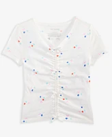 Epic Threads Little & Big Girls Doodle-Print Bow Top, Exclusively at Macy's